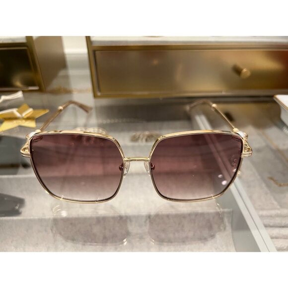 Missoma & LE SPECS AQUARIUS SPHERE OVERSIZED SQUARE SUNGLASSES - Picture 1 of 8